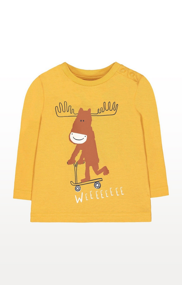 Mothercare | Mustard Moose T-Shirt