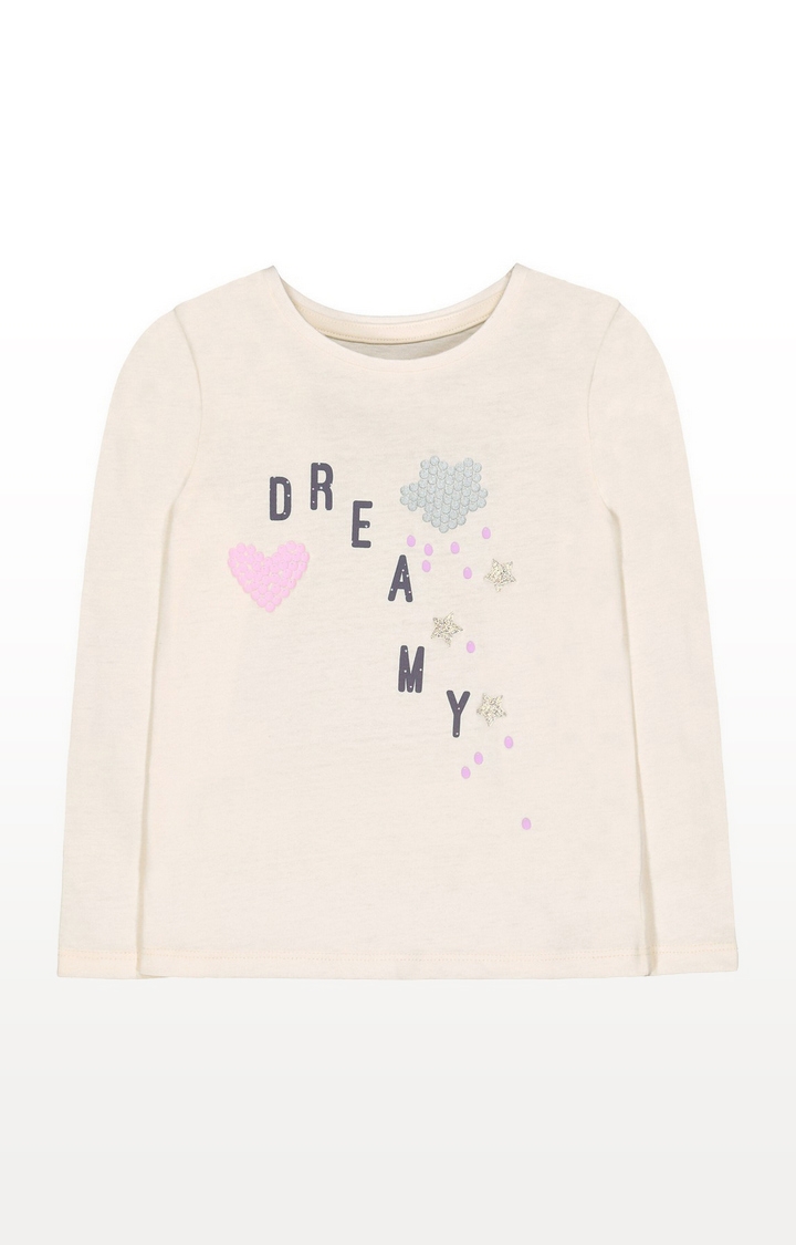 Mothercare | Cream Dreamy T-Shirt