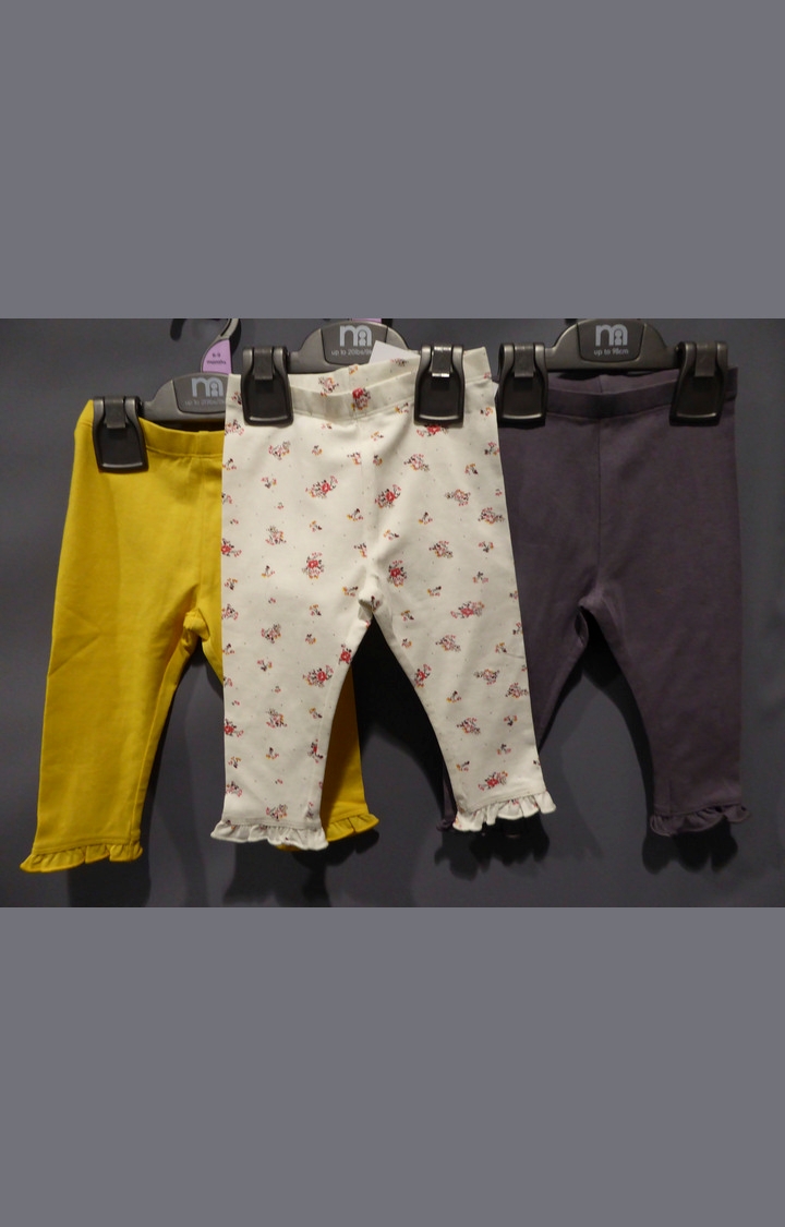 Mothercare | Multicoloured Printed Casual Pants (Pack of 3)