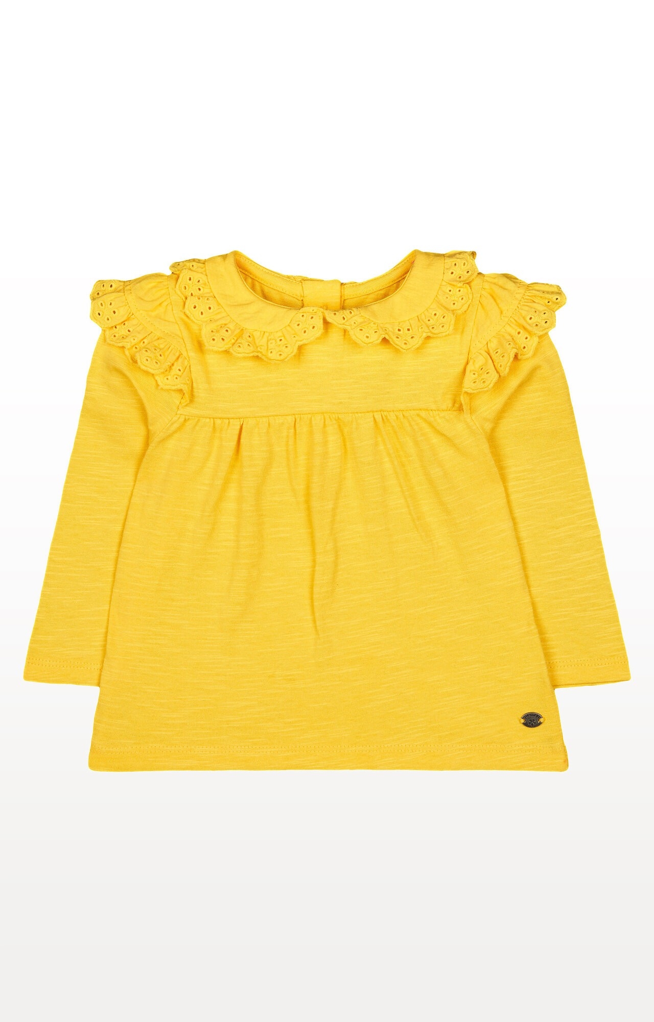 Mothercare | Yellow Broderie Frill Blouse