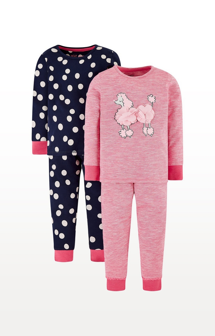 Mothercare | Spot And Poodle Pyjamas - 2 Pack