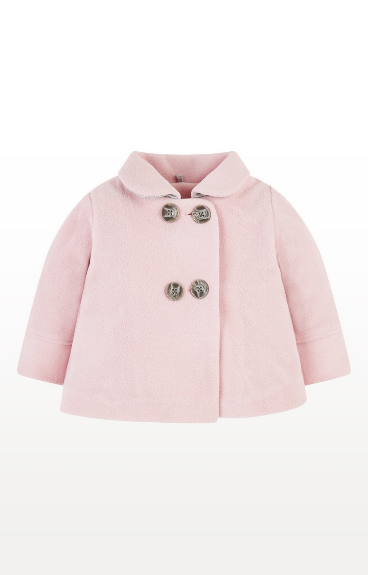 Mothercare | Pink Fleece Swing Jacket