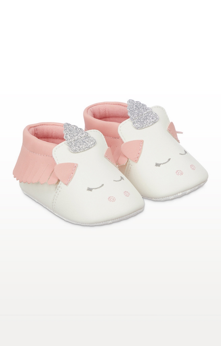 Mothercare | Unicorn Moccasin Pram Shoes