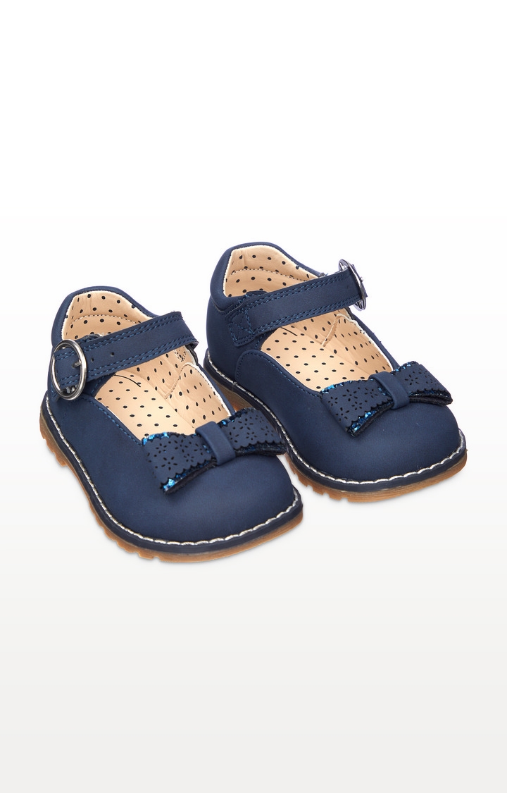 Mothercare | First Walker Navy Mary Jane Shoes