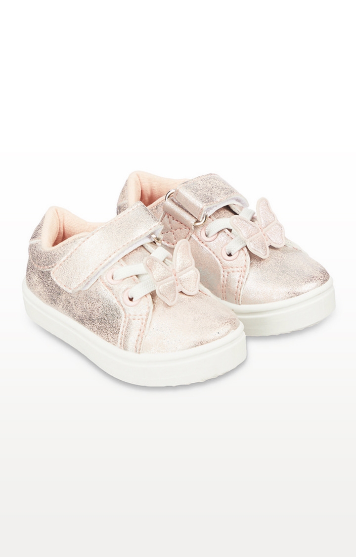 Mothercare | First Walker Pink Butterfly Trainers