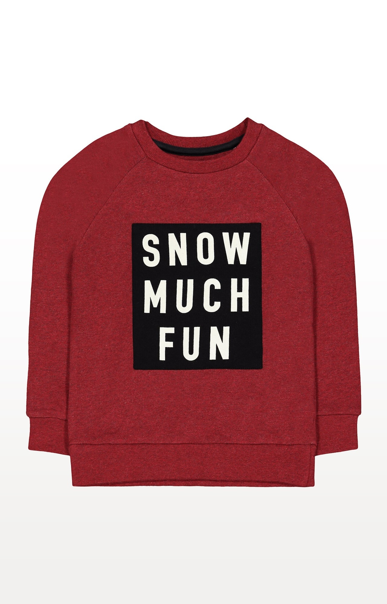 Mothercare | Red Snow Much Fun Sweat Top