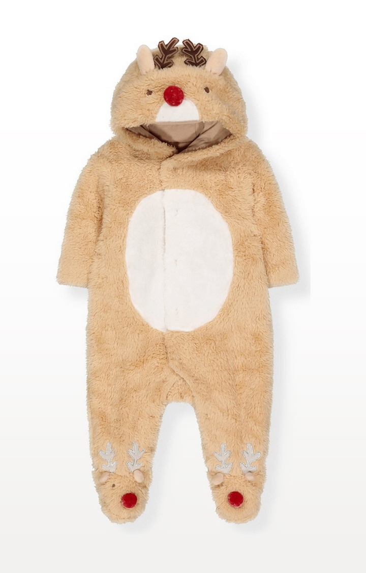 Mothercare | Reindeer Fluffy All In One
