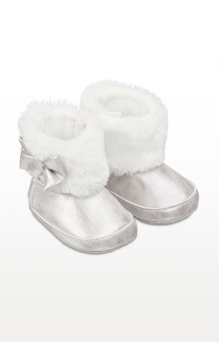 Mothercare | Silver Snug Pram Boots