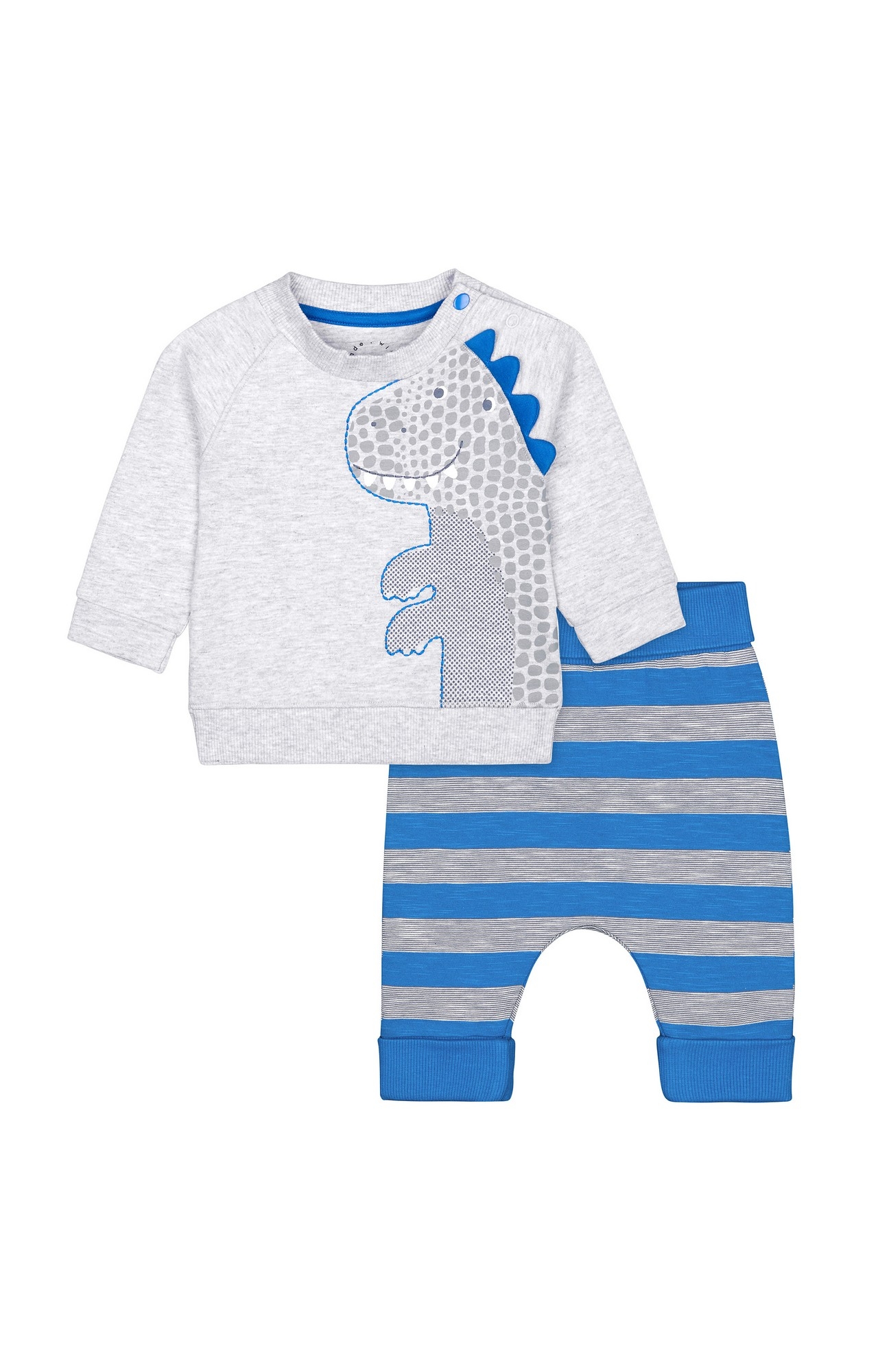 Mothercare | Blue Printed Twin Set