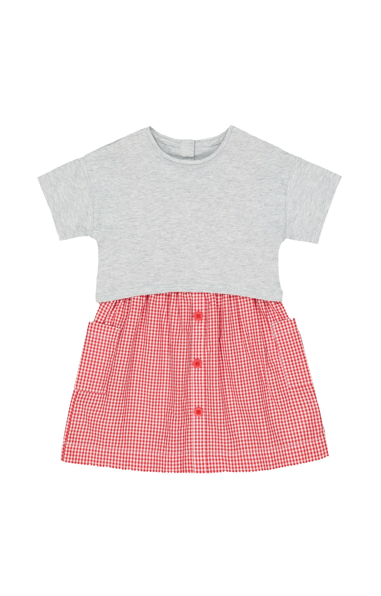 Mothercare | Grey Checked Dress