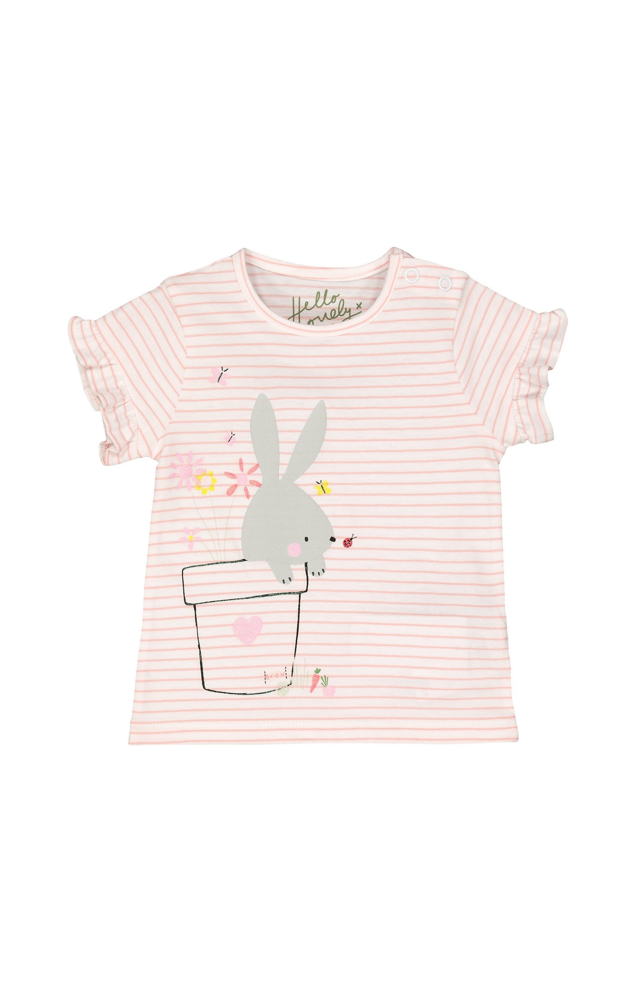 Mothercare | Pink Striped T-Shirt