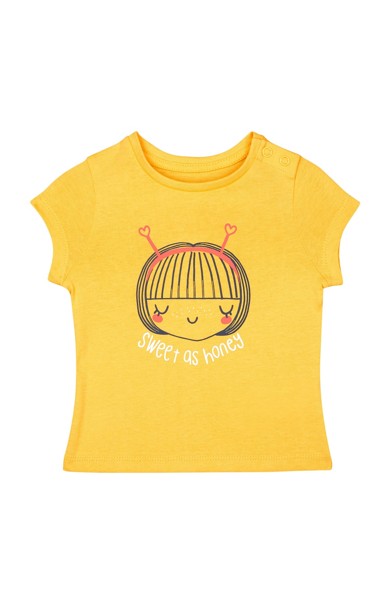 Mothercare | Mustard Printed T-Shirt