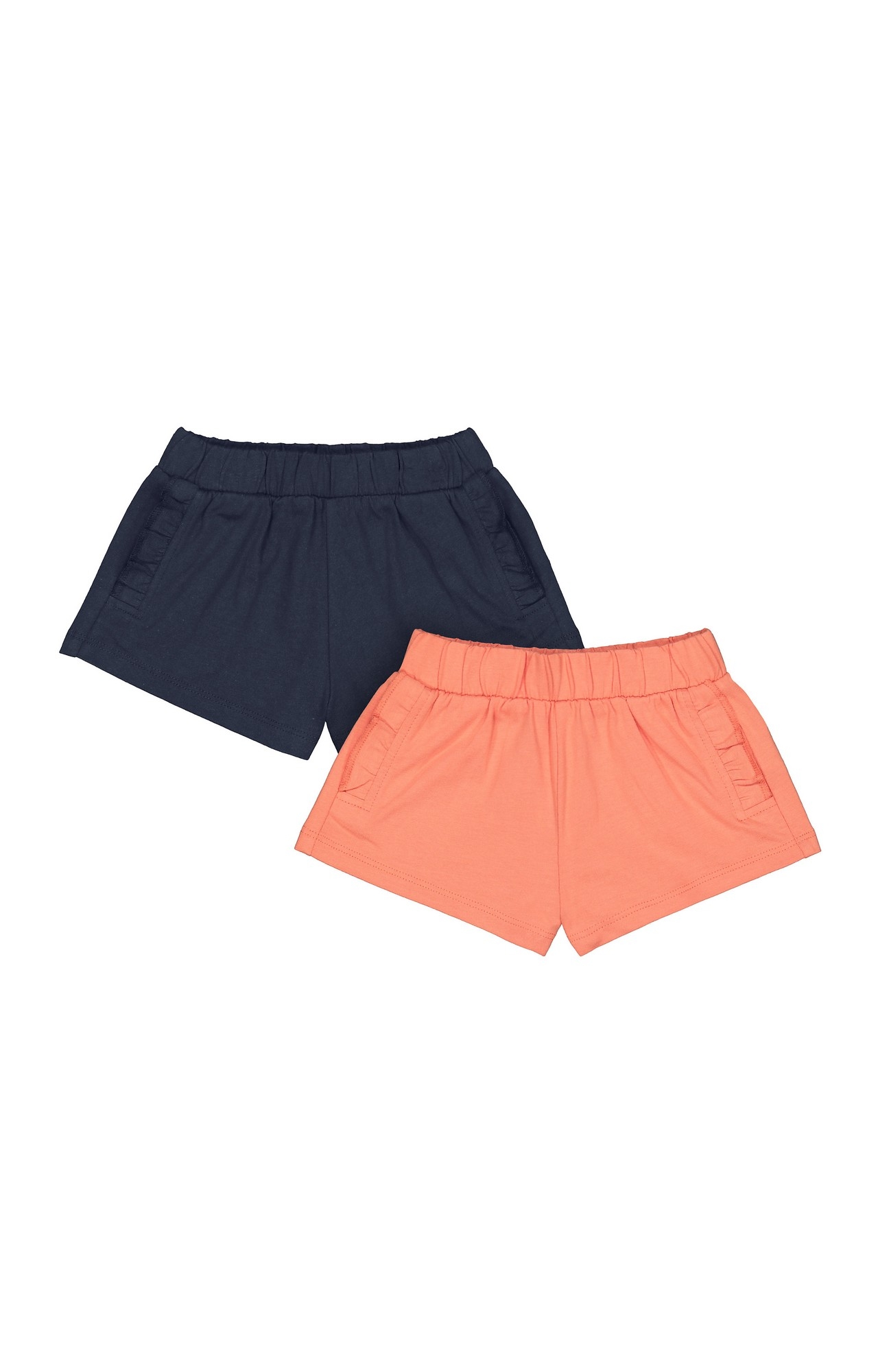 Mothercare | Multicoloured Solid Shorts - Pack of 2