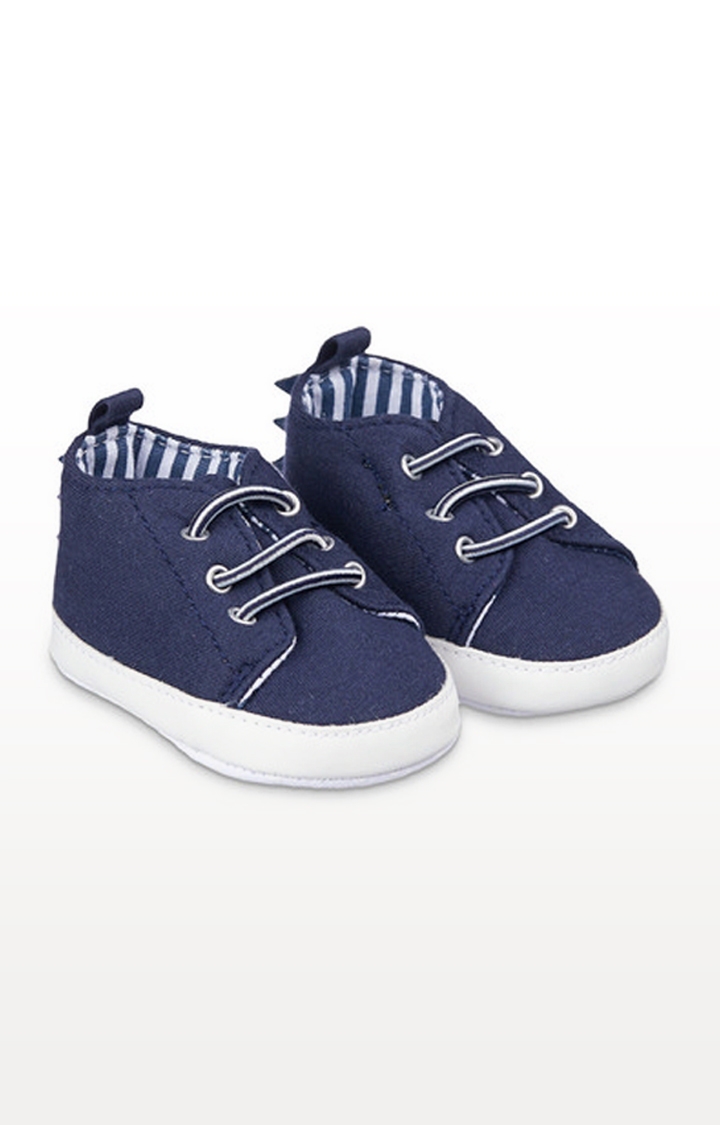 Mothercare | Navy Dino Pram Shoes