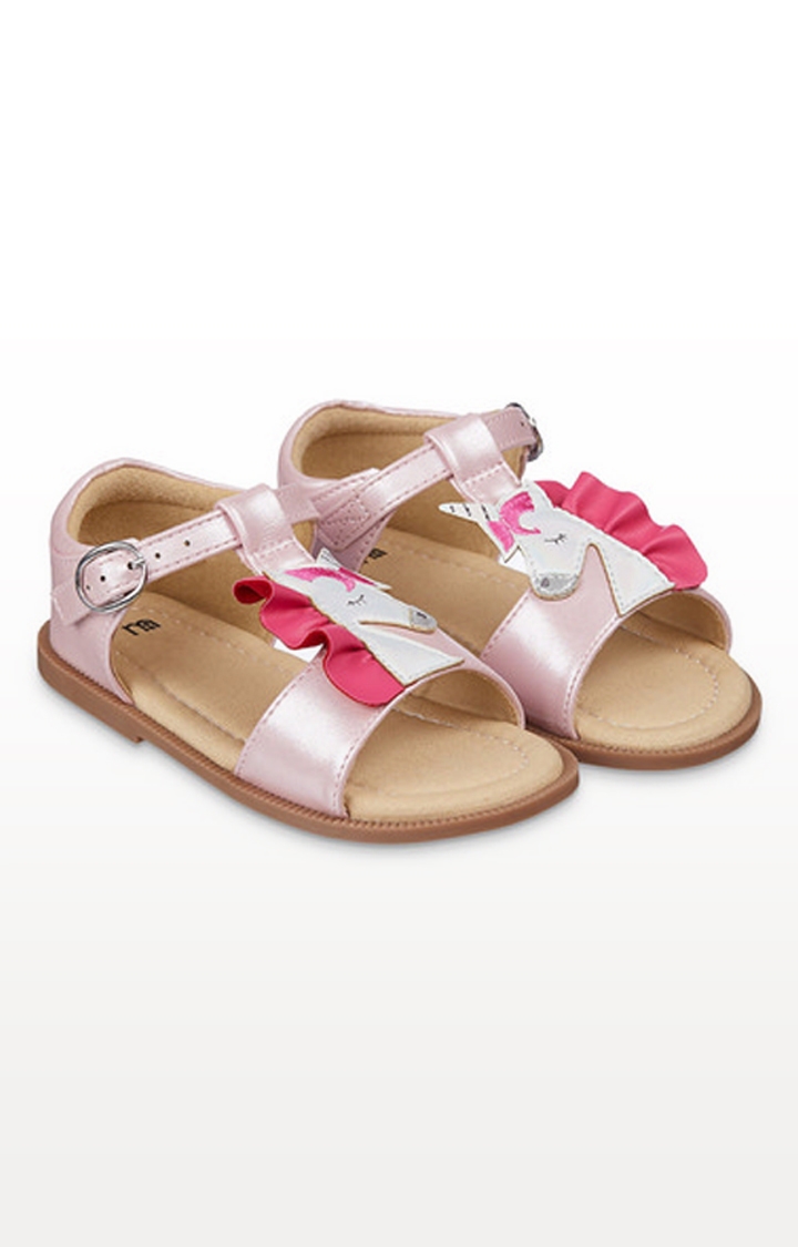 Mothercare | Sparkly Pink Unicorn Sandals