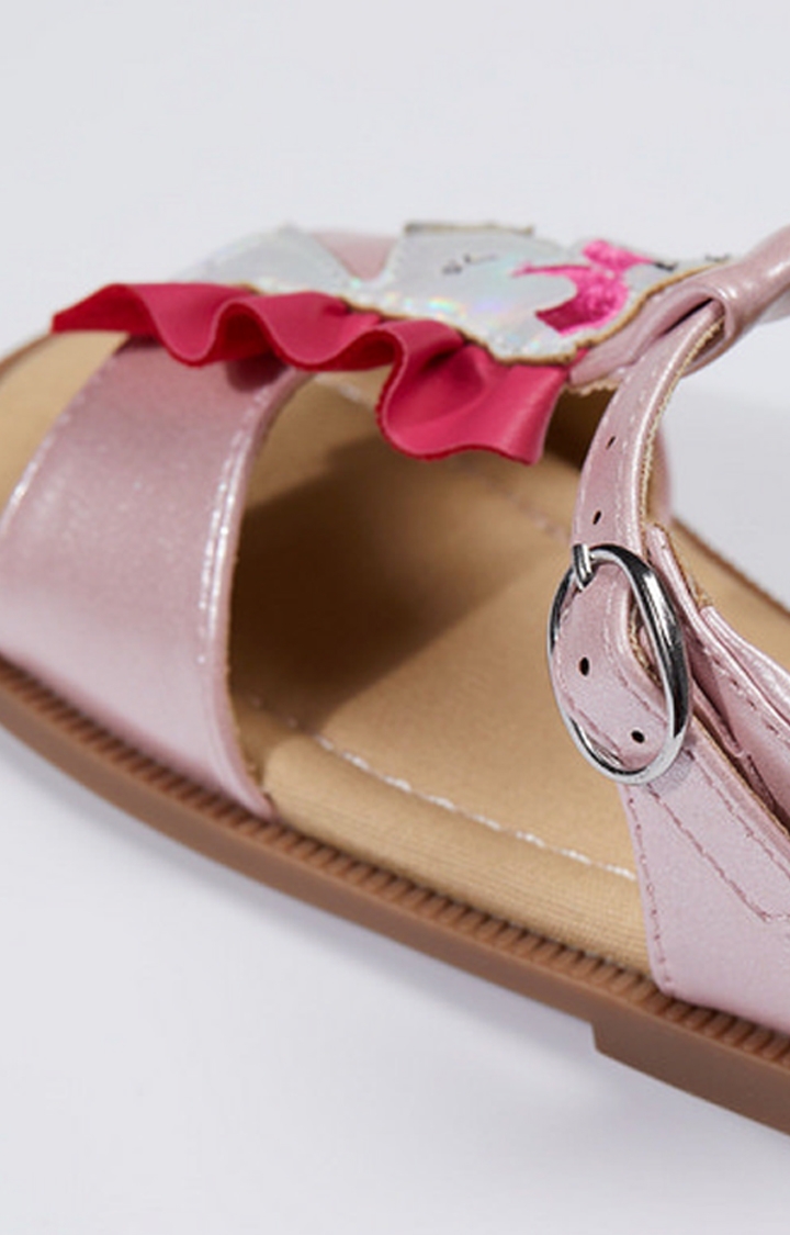 Sparkly Pink Unicorn Sandals