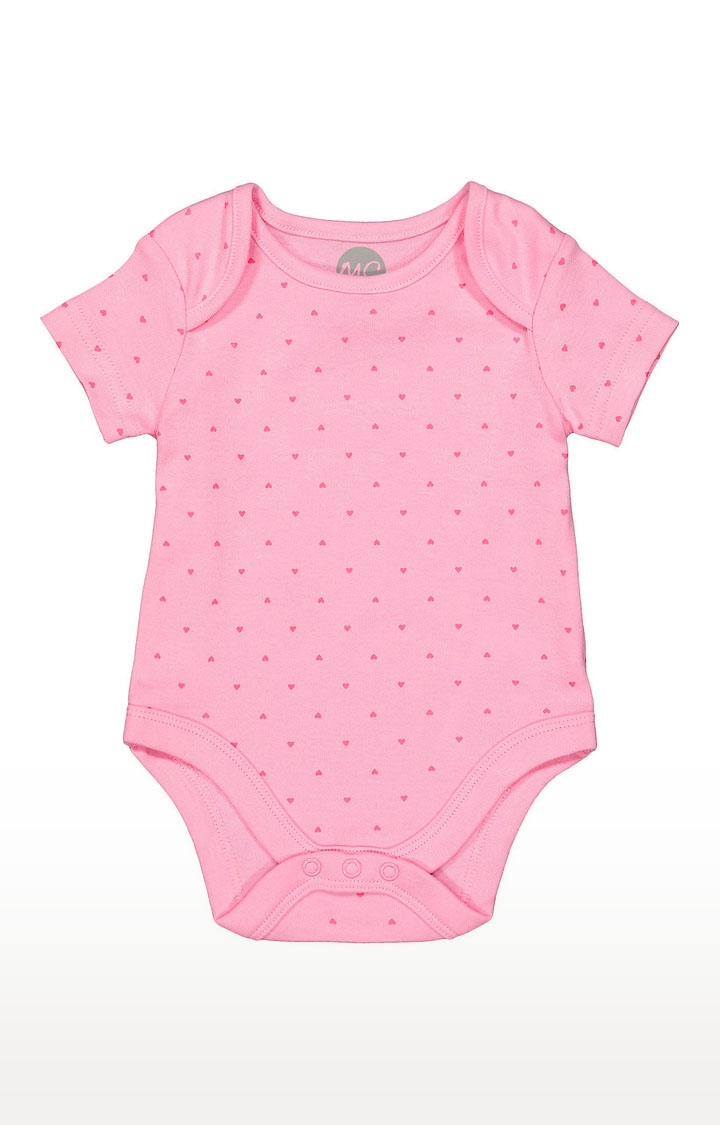 Mothercare | Girls Half Sleeve Bodysuit - Pink