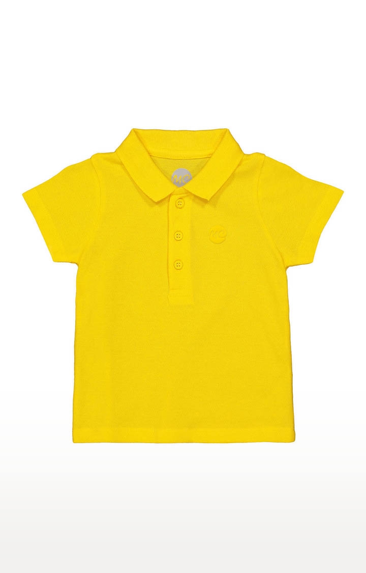 Mothercare | Boys Half Sleeve Polo - Yellow