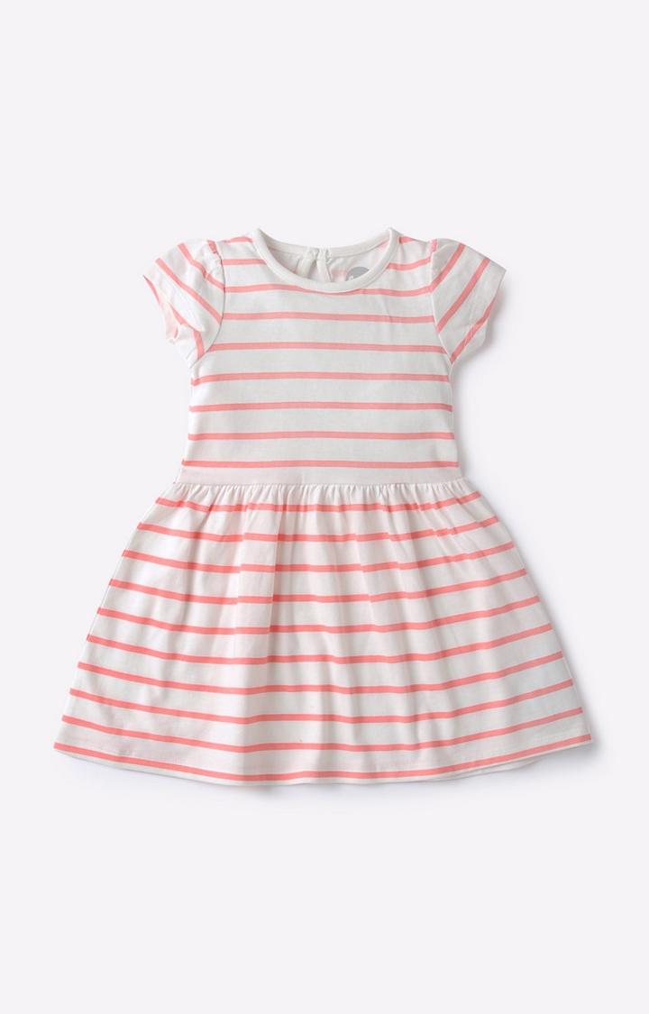 Mothercare | White Striped Dress