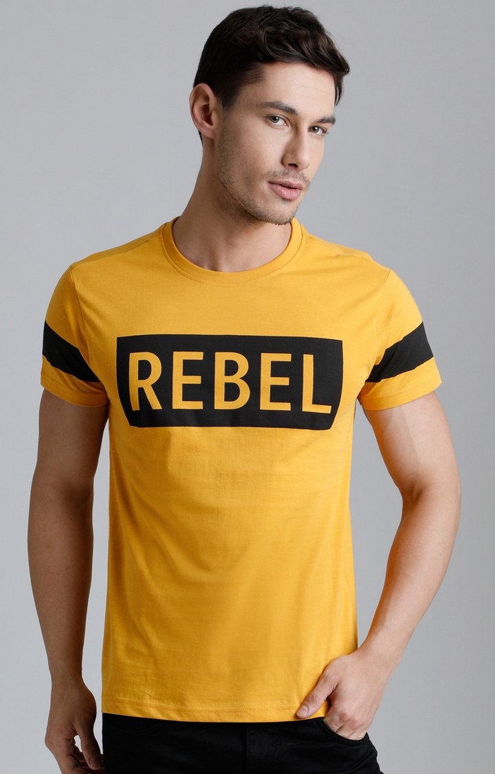 Dillinger | Yellow Printed T-Shirt