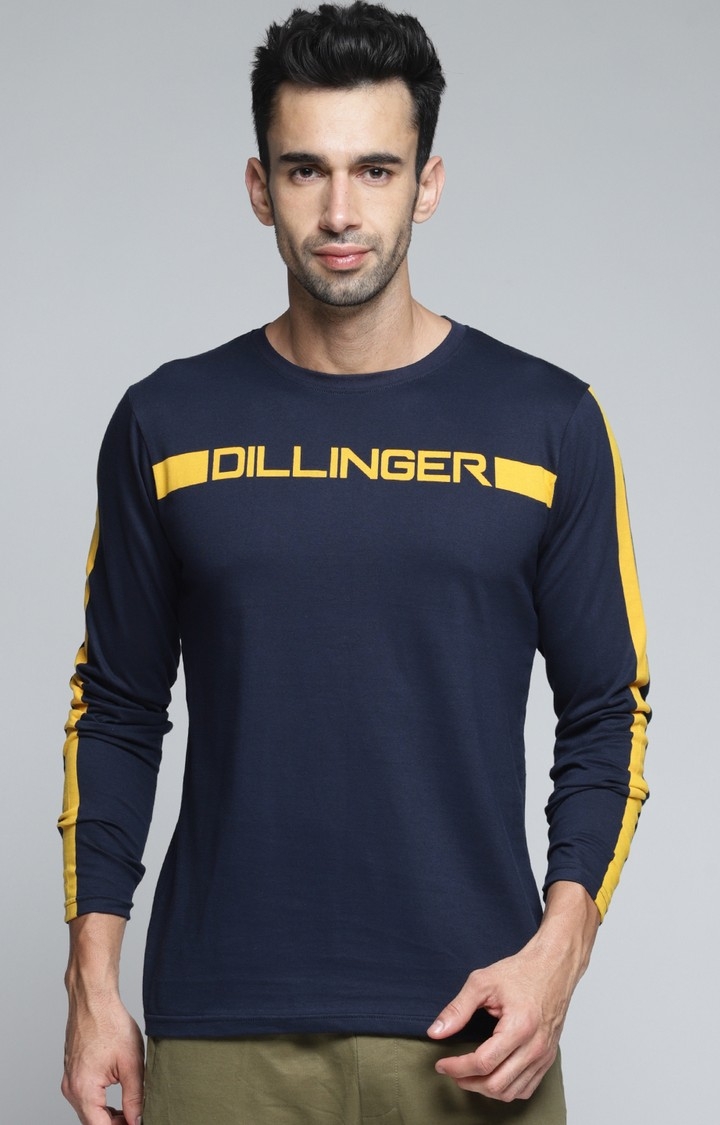 Dillinger | Navy Printed T-Shirt