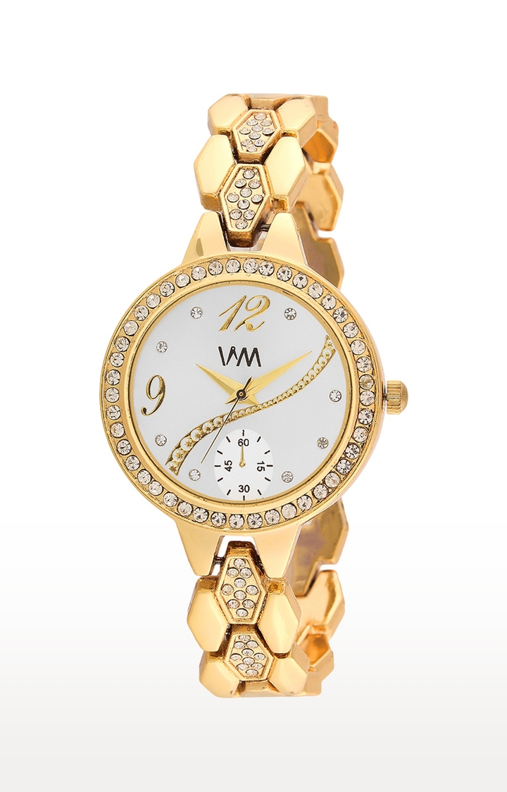Watch Me | Watch Me Gold Analog Watch For Women