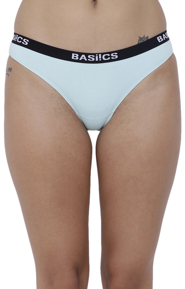 BASIICS by La Intimo | Mint Solid Bikini Panty