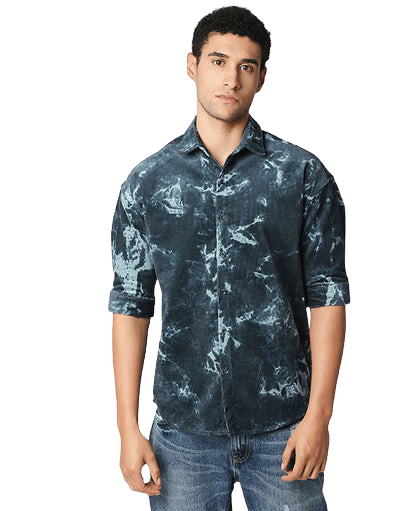 Hemsters | Hemsters Men Dyed Casual Multicolor Shirt