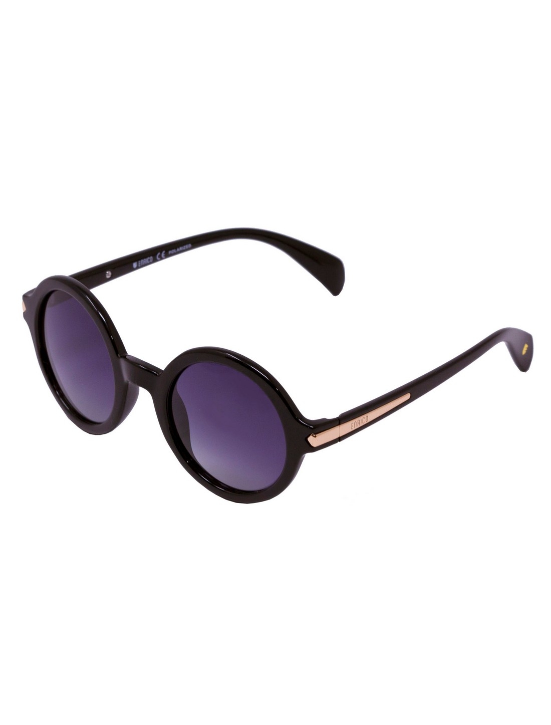 ENRICO | Enrico Solstice Style Polycarbonate Uv Protected Cateye Shape Sunglasses For Women ( Lens - Blue | Frame - Black)