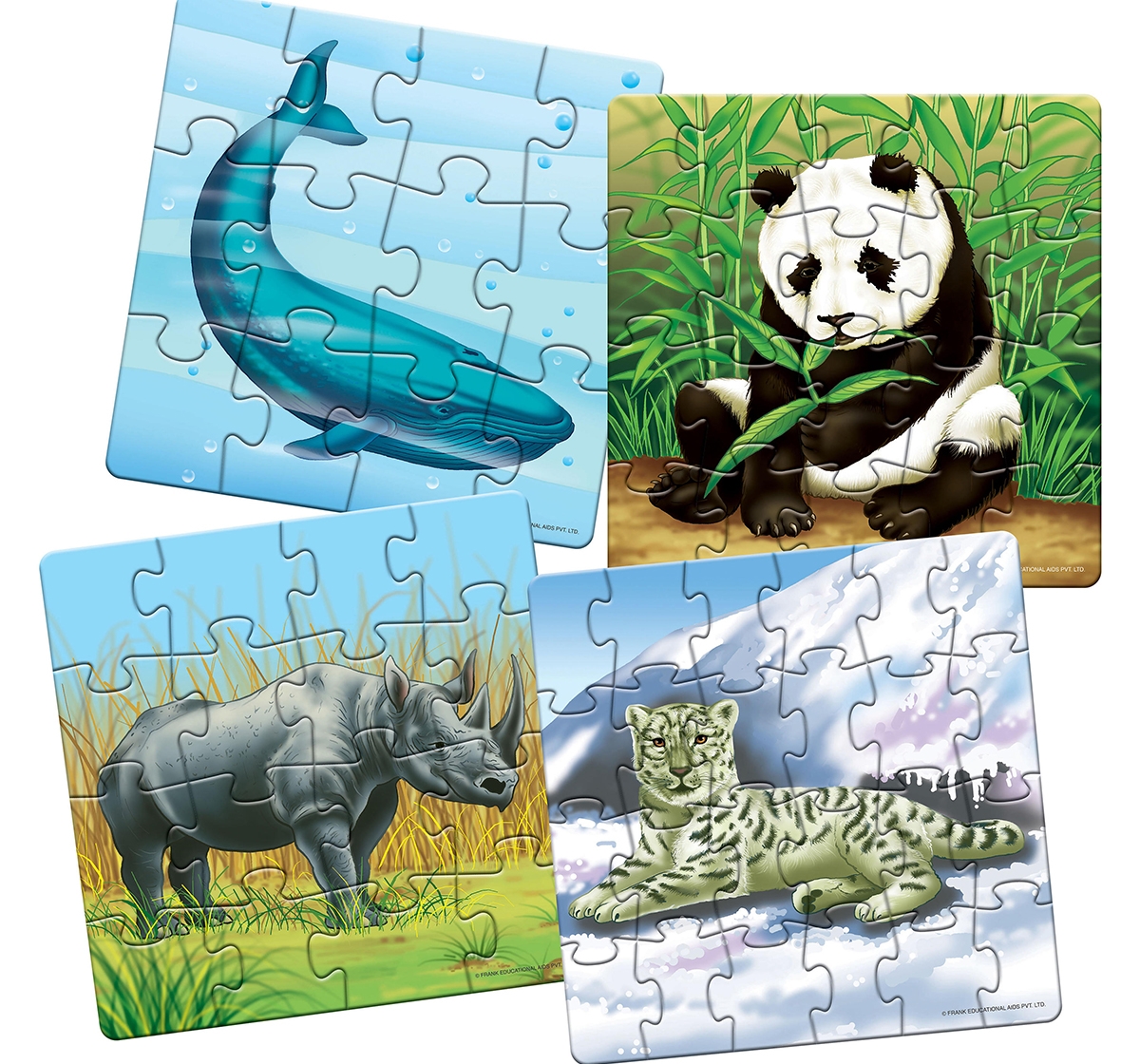 Frank | Frank Endangered Animals Puzzles for Kids age 4Y+ 