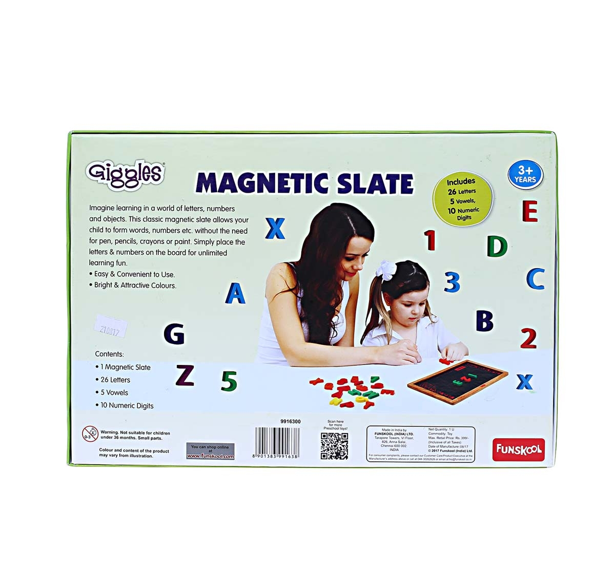 Funskool Magnetic Slate Activity Table & Boards for Kids age 3Y+ 