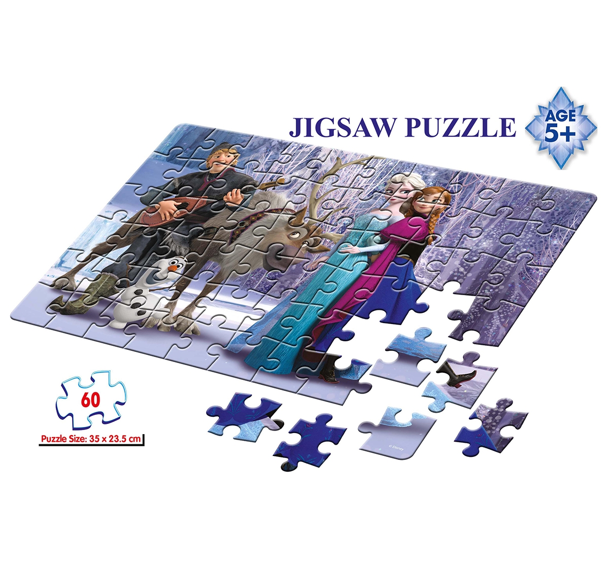 Frank Frozen 60 Pcs Puzzle Puzzles for Kids age 5Y+ 