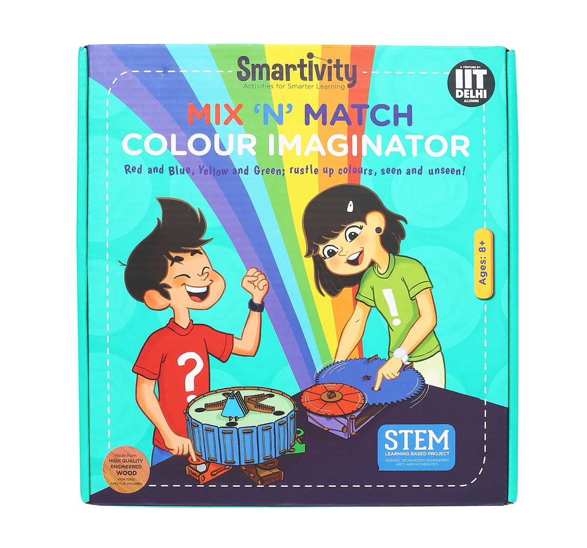 Smartivity | Smartivity Mix 'N' Match Colour Imaginator :  Stem, Learning, Educational and Construction Activity Toy Gift for Kids age 8Y+ (Multi-Color)