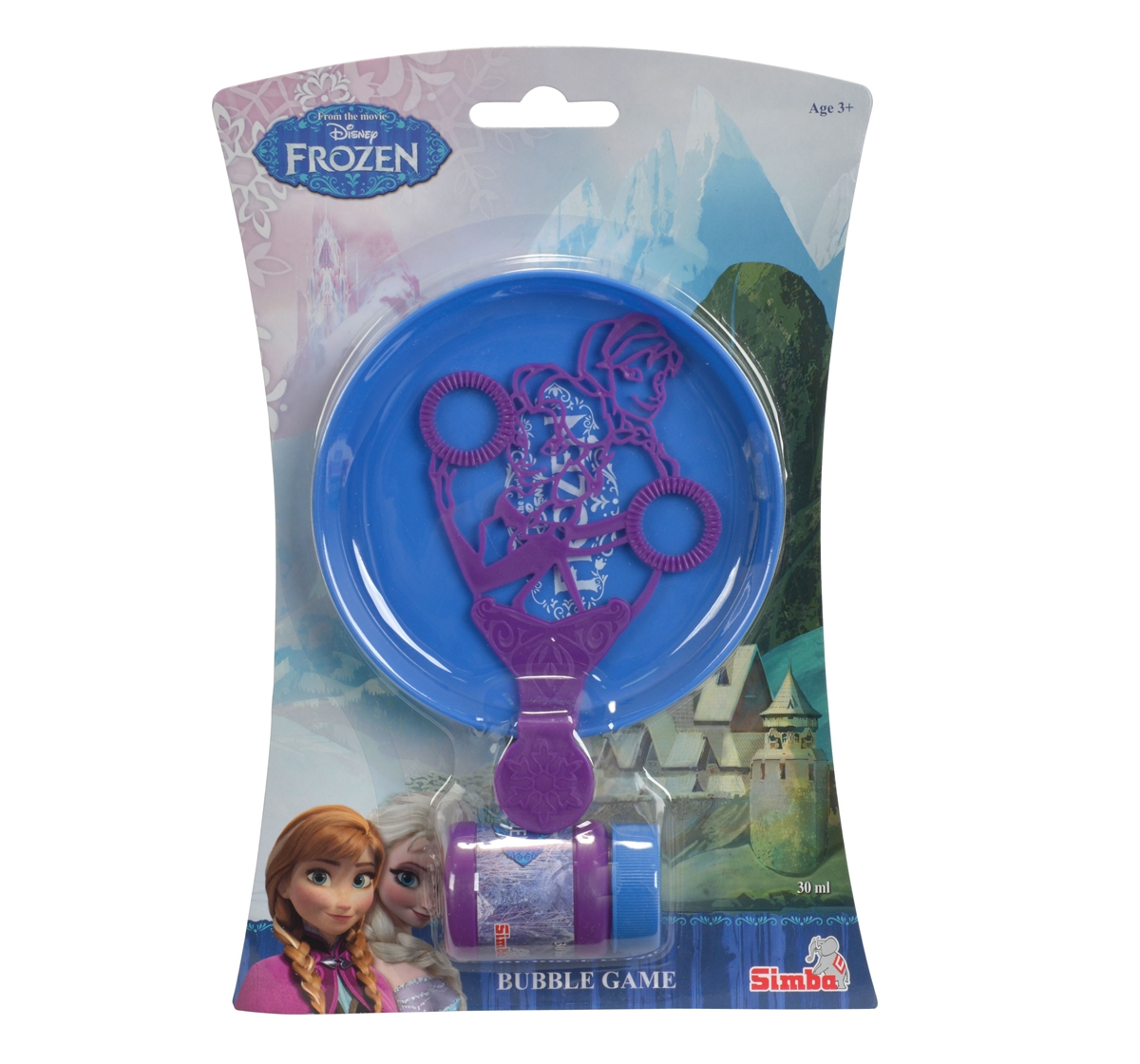 Simba | Disney Frozen Bubble Bubble Game 30 ml for Kids, 3Y+ (Multicolor)