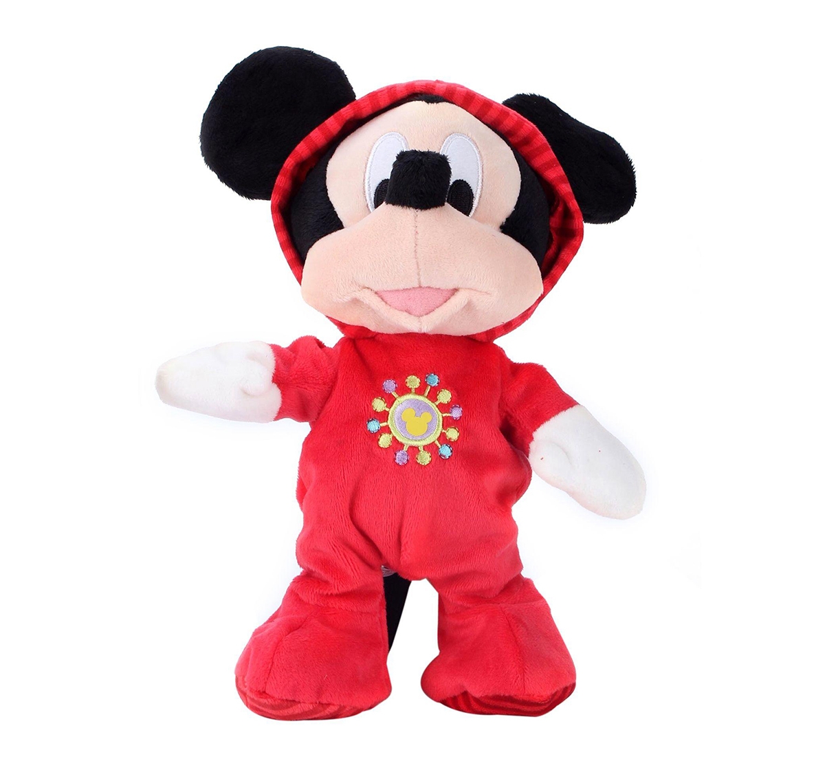 Disney | Disney Mickey Cheeky In Rompersuit 10" Soft Toy for Kids age 1Y+ (Red)