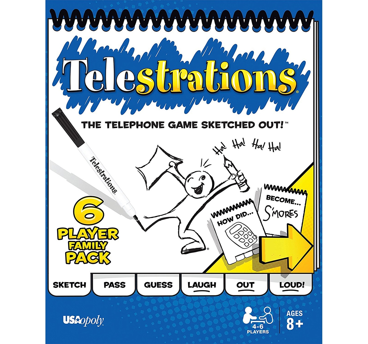 Funskool | Funskool Telestrations, Multi Color Board Games for Kids age 8Y+ 