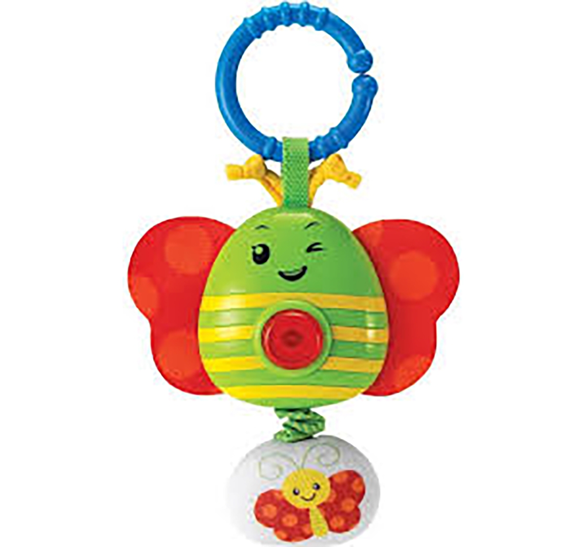 WinFun | Winfun Wriggles Musical Rattle Butterfly - Multicolor New Born for Kids age 0M+ 