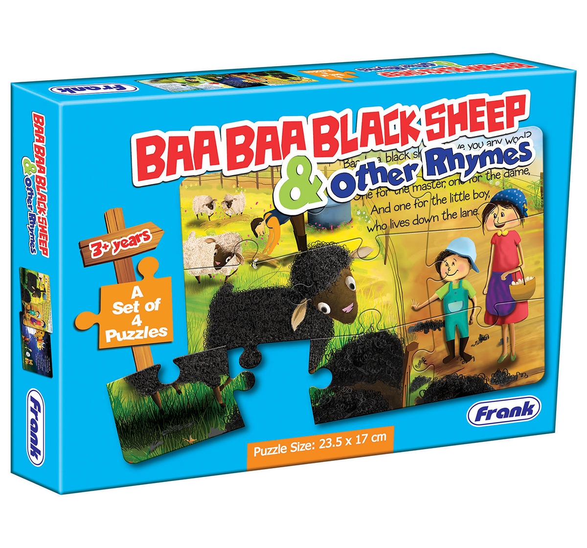 Frank | Frank Baa Baa Black Sheep And Other Rhymes Puzzle for Kids age 3Y+ 