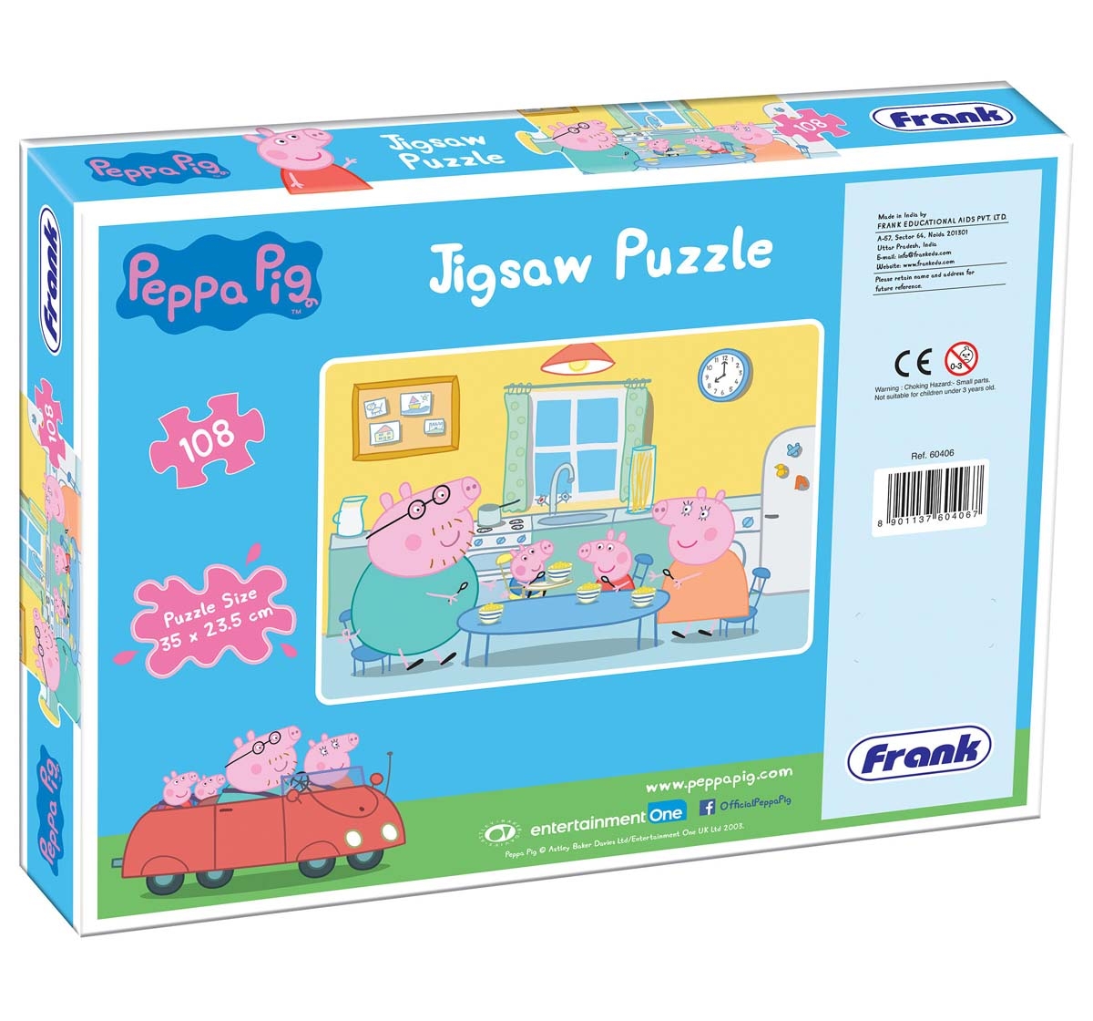 Frank | Frank Peppa Pig 108 Pcs Puzzle Puzzles for Kids Age 6Y+ 2