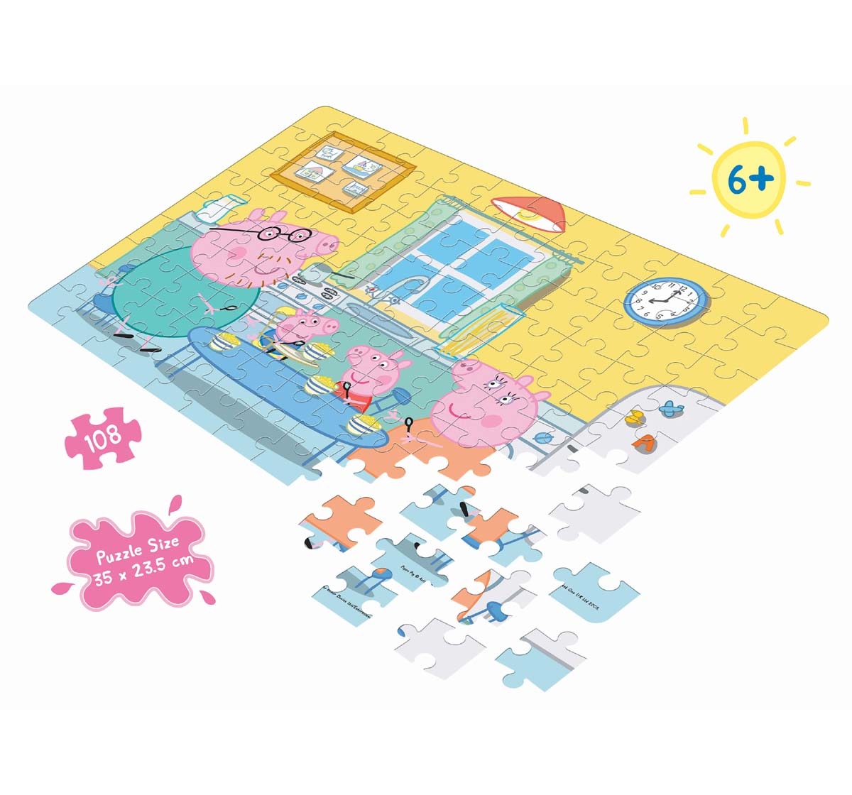 Frank | Frank Peppa Pig 108 Pcs Puzzle Puzzles for Kids Age 6Y+ 1