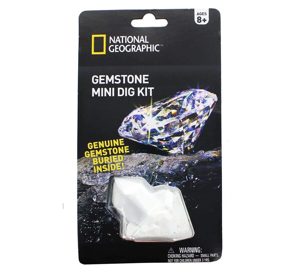 National Geographic | National Geographic Gemstone Mini Dig Kit for Kids age 6Y+ (White)