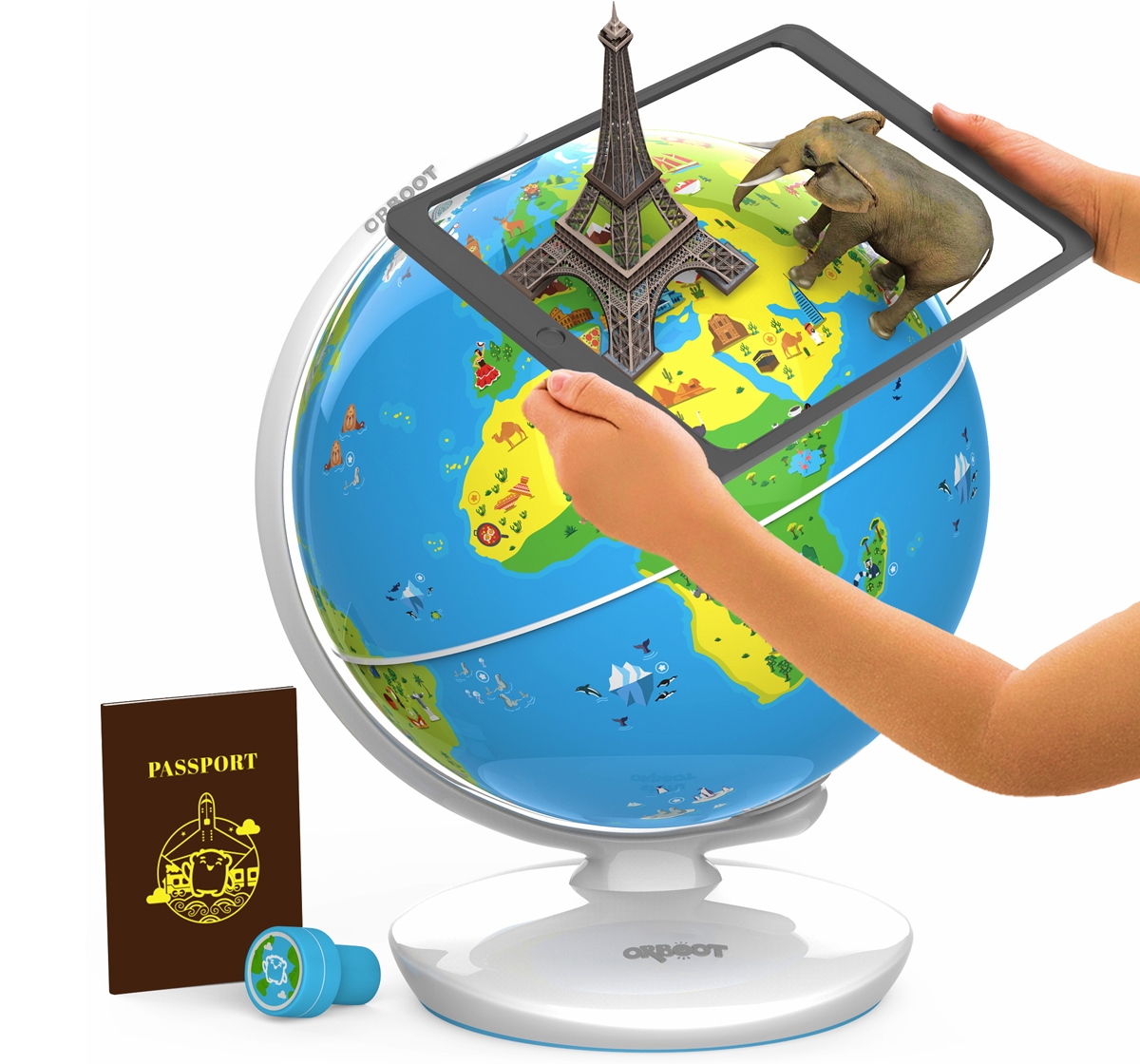 Playshifu | Playshifu Orboot The Educational, Augmented Reality Based Globe Science Equipments for Kids 4Y+, Multicolour 