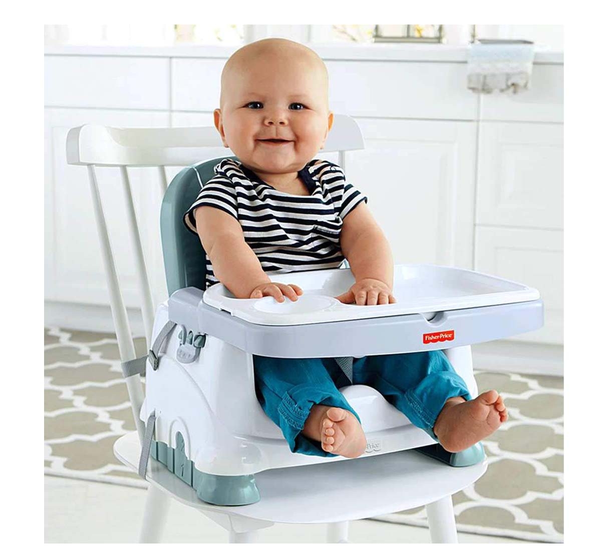 Fisher-Price | Fisher Price Healthy Care Booster Seat - Multicolor Baby Gear for Kids age 6M+ 