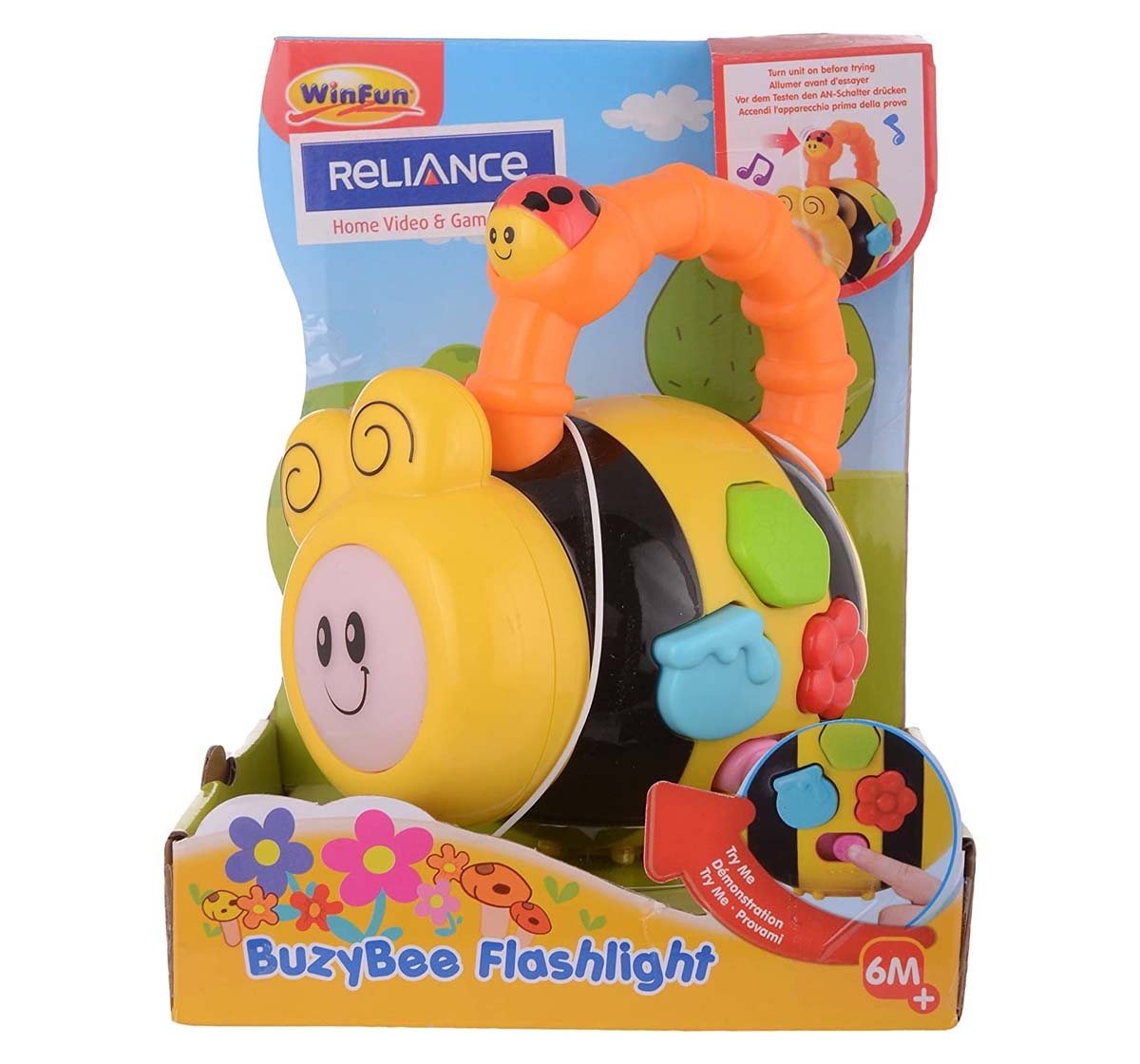WinFun | Winfun Buzybee Flashlight Learning Toys for Kids age 12M+ 