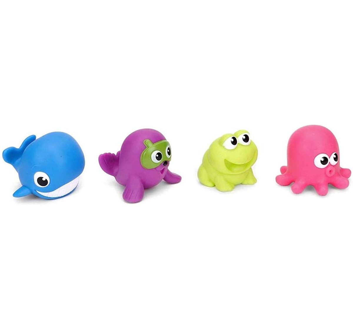 WinFun | Winfun Splash N Squirt Bath Pals - 10Pcs Bath Toys & Accessories for Kids age 12M+ 
