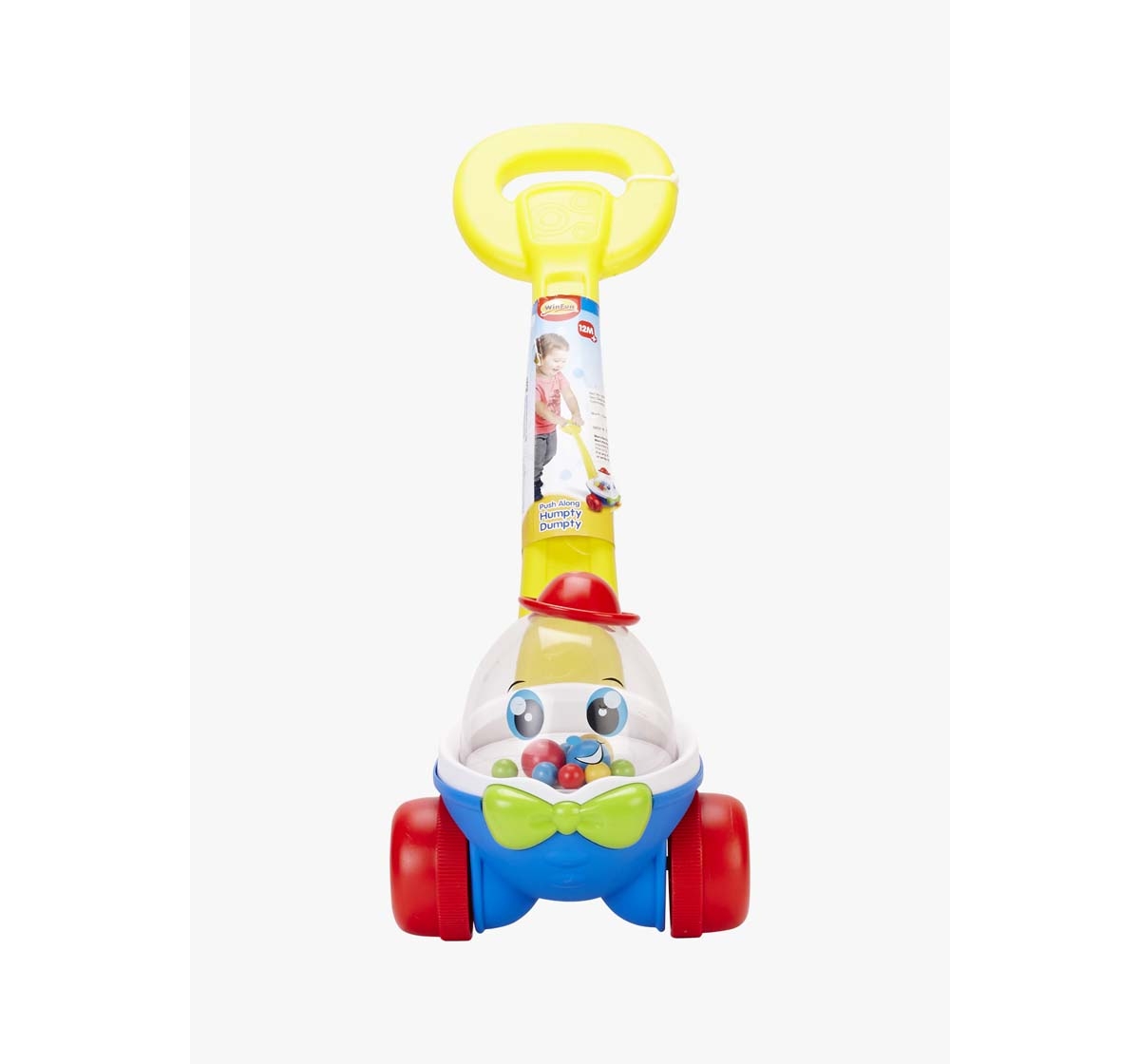 WinFun | Winfun Yellow Push Along Humpty Dumpty Early Learner Toys for Kids age 12M+