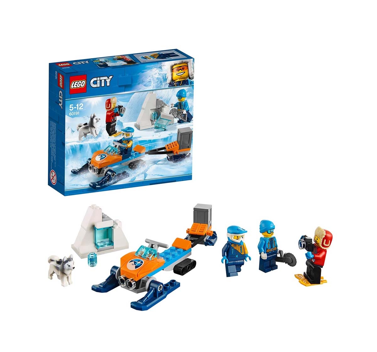 LEGO | Lego City Arctic Exploration Team Building  (70 Pcs) 60191 Blocks for Kids age 5Y+ 