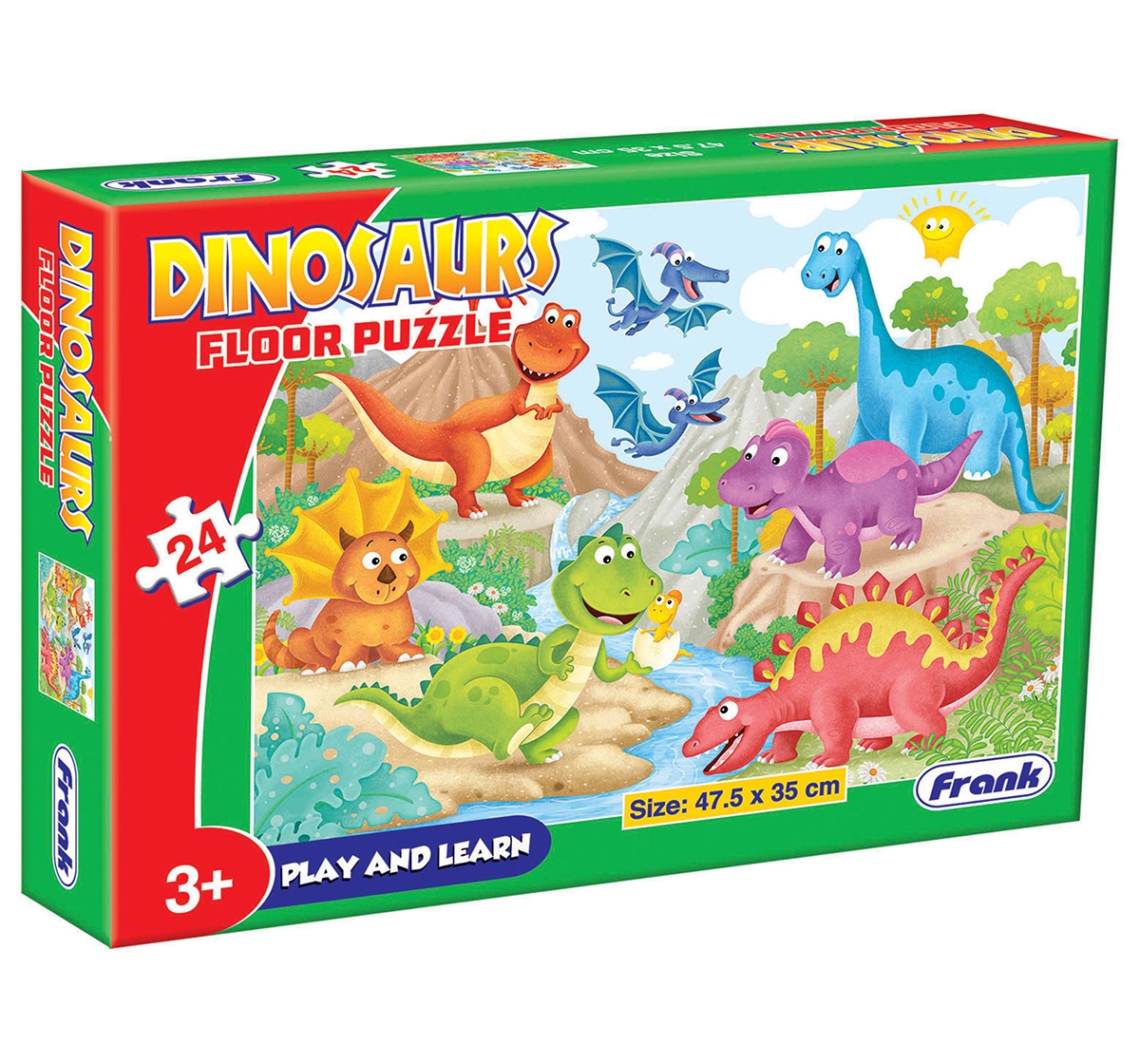 Frank | Frank Dinosaurs Floor Puzzle for Kids age 3Y+ 