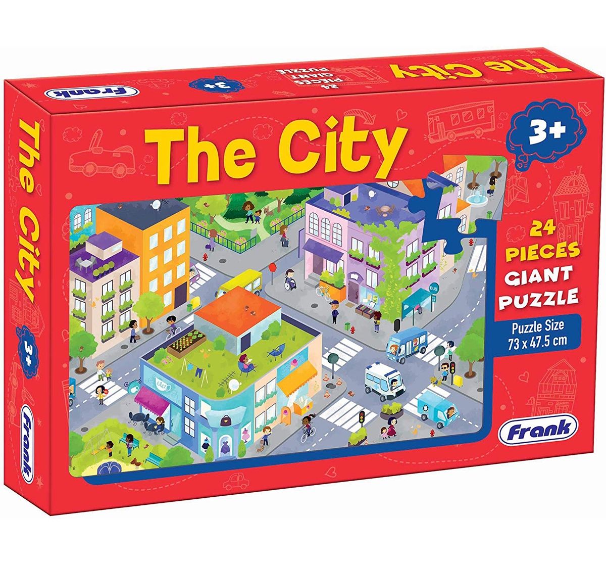 Frank | Frank The City Giant Floor Puzzle for Kids age 3Y+ 