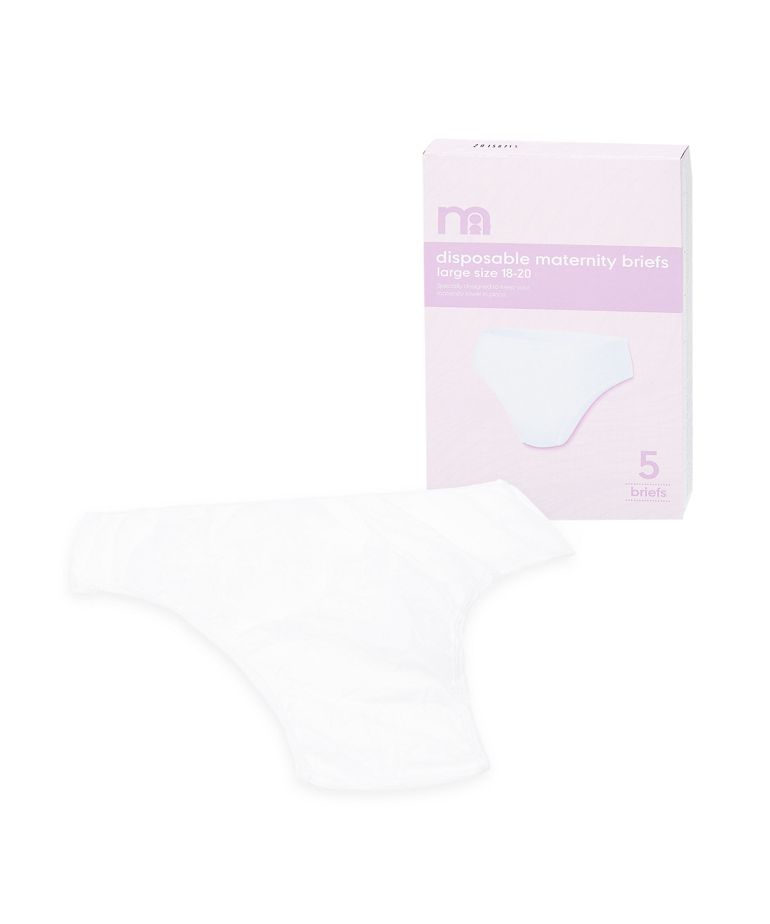Mothercare | Disposable Maternity Briefs Large (Size 18-20) - Pack of 5